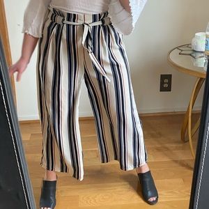 High waist stripped pants!